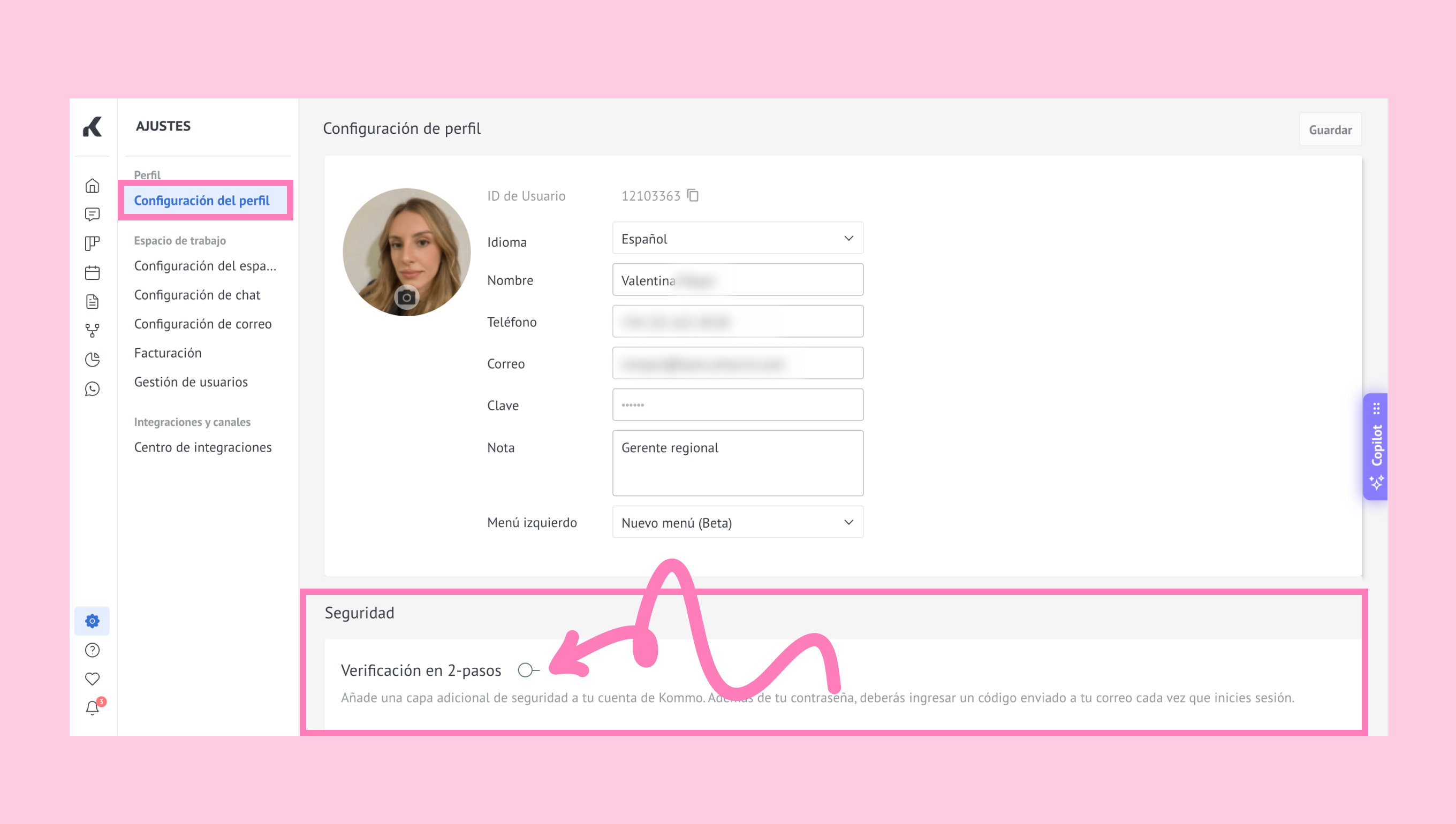 Verificación en 2-pasos