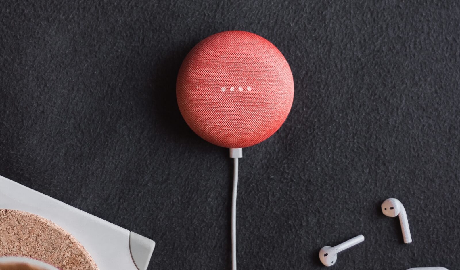 Chatbots: the startup edition google-home-mini-speaker-and-earpods