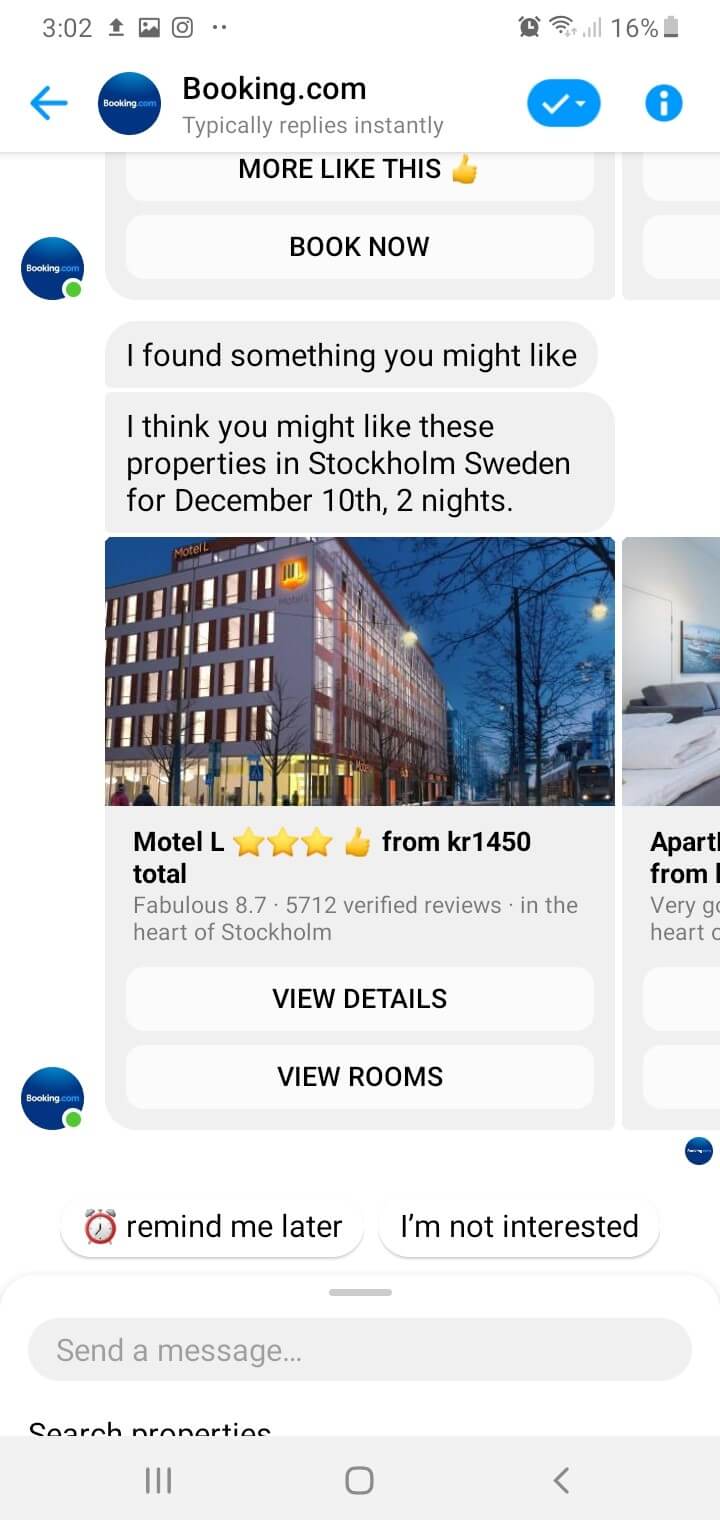 Chatbots in eCommerce: 4 reasons to implement them on your website Booking.com Chatbot