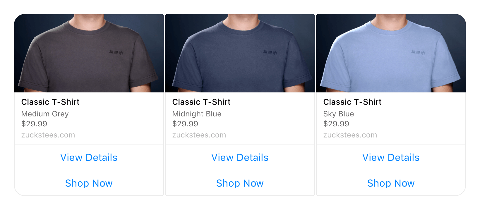 Chatbots: the startup edition The carousel showcase allows the Facebook Messenger users to view multiple items within the chat interface.