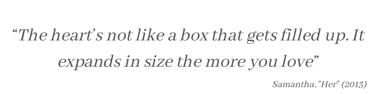 Chatbots: the startup edition A quote by conversational chatbot Samantha from “Her” movie.
